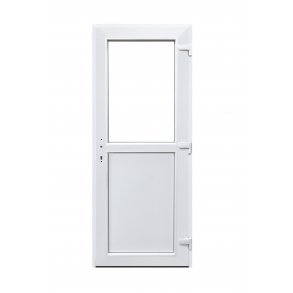 Facadedør Glas og Panel : 2 Lags Glas